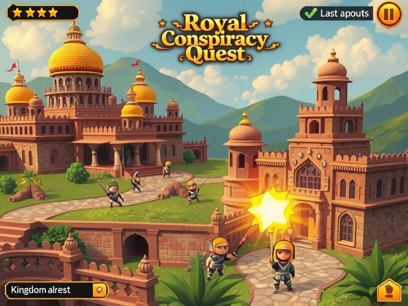 Royal Conspiracy Quest combat scene showing strategic battle